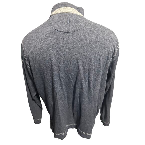 Johnnie-O Mens XXL Half ZIP Blue Pullover - Picture 3 of 5